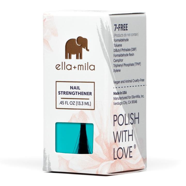 Ella+mila Ella + Mila Nail Strengthener First Aid Kiss - 0.45 Fl Oz, Blue