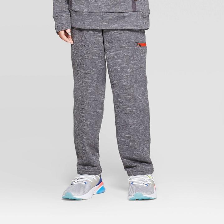 Boys' Slim Fit Fleece Pants - C9 Champion Black Heather