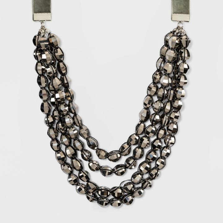 Short Multi Strand Beaded Necklace - A New Day