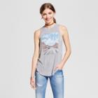 Women's Get Lost Travel Scene Graphic Muscle Tank Light Heather Gray Xs - Zoe+liv (juniors')