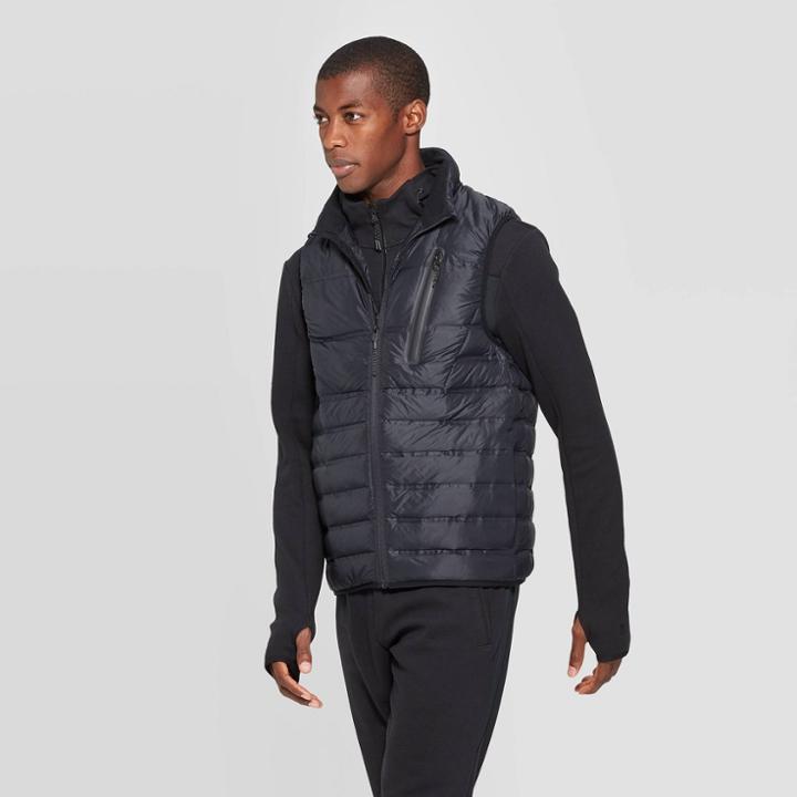 Men's Lightweight Puffer Vest - C9 Champion Black M,