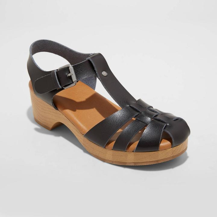 Women's Harlow Clog Heels - Universal Thread Black