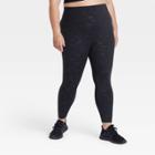 Women's Camo Print Plus Size Premium Elongate Ultra High-rise Leggings 25 - All In Motion Black