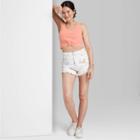 Women's Slim Fit Tie-front Tiny Tank Top - Wild Fable Coral