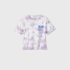 Women's Sailor Moon Purple Wash Short Sleeve Graphic T-shirt -