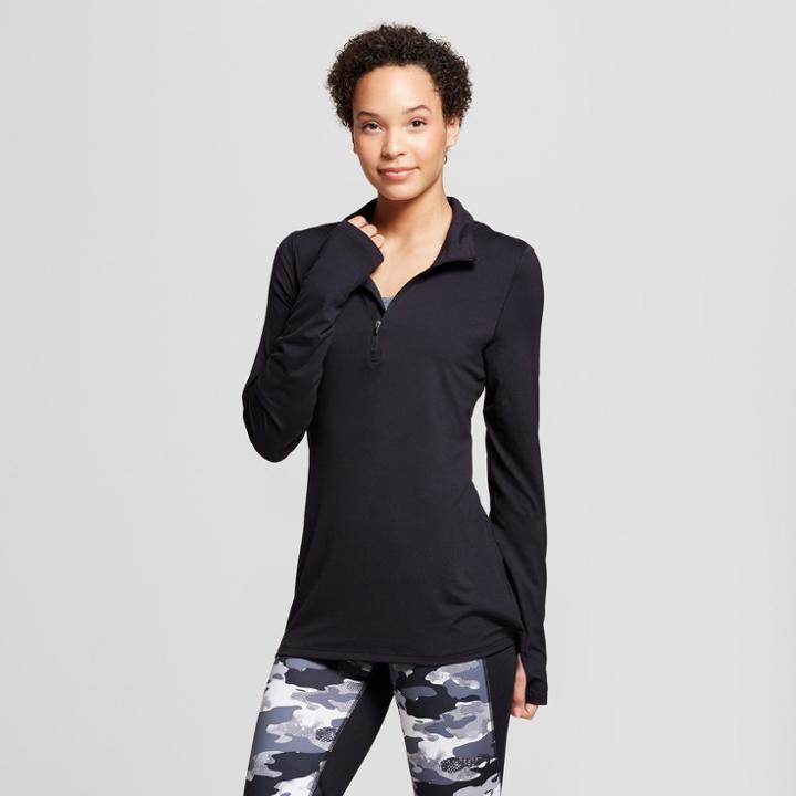 Women's Run 1/2 Zip Pullover - C9 Champion Black