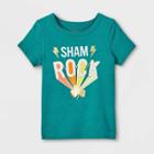 Toddler Boys' Adaptive Short Sleeve T-shirt - Cat & Jack Deep Jade
