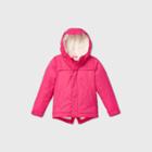 Toddler Girls' Solid Parka Jacket - Cat & Jack Pink
