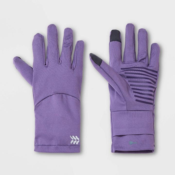 Women's Jersey Run Gloves - All In Motion Purple