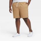 Men's Big & Tall 8 Pull-on Shorts - Goodfellow & Co Brown