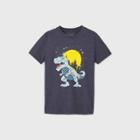 Boys' Short Sleeve Dinosaur Graphic T-shirt - Cat & Jack Navy