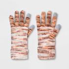 Women's Spacedye Gloves - Universal Thread Orange