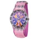 Disney Princess Rapunzel Clear Plastic Time Teacher Watch - Purple