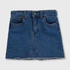 Levi's Girls' High-rise Jeans Skirt - Dark Wash