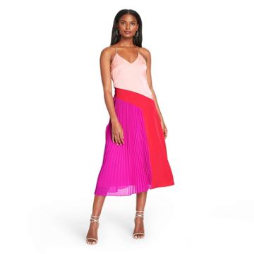 Women's Pleated Dress - Cushnie For Target Pink/red