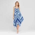 Target Women's Striped Handkerchief Dress - Lux Ii - Blue