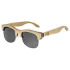 Earth Wood Dade Unisex Sunglasses - Brown, New Oat