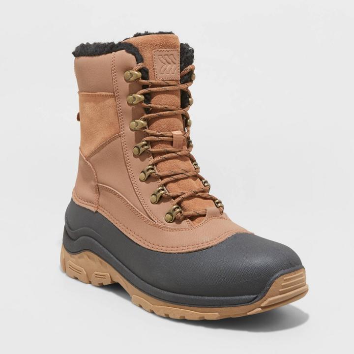 Men's Jordan Waterproof Winter Boots - All In Motion Cognac
