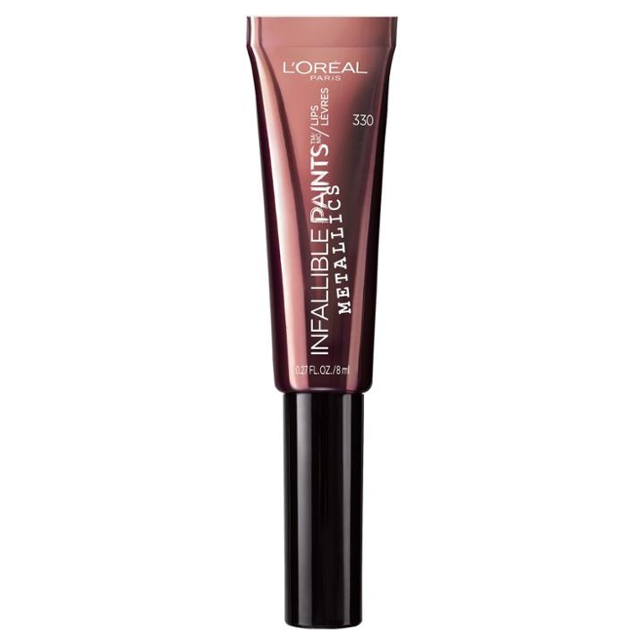 L'oreal Paris Infallible Lip Paints Metallic 330 Moon Lust