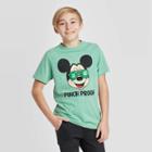 Boys' Disney Mickey Shades Flip Sequin St. Patrick's Day T-shirt - Green, Boy's,