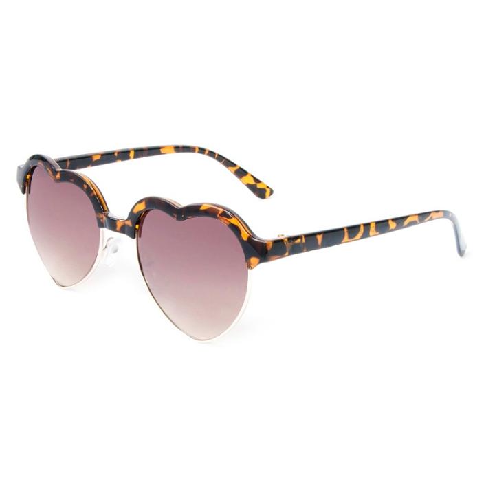 Target Clubmaster Heart Shape - Tortoise, Women's, Brown