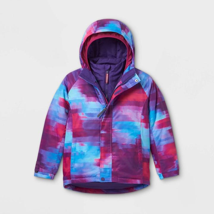 Girls' 3-in-1 Jacket - All In Motion Purple