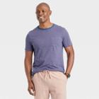 Men's Striped T-shirt - Goodfellow & Co Blue/pinstripe