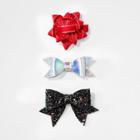 Girls' 3pk Multi Gift Bow Clips - Cat & Jack,