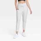 Women's High-rise French Terry Jogger Pants 25.5 - All In Motion Heathered Gray