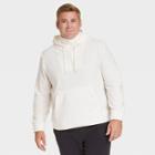 Men's Big & Tall Fleece Pullover Sweatshirt - All In Motion Cream Xxxl, Ivory