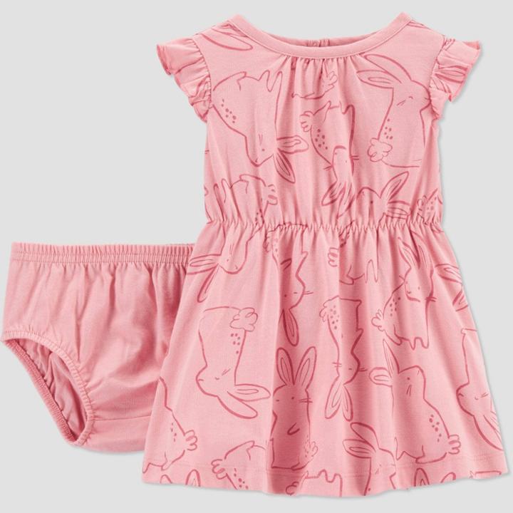 Baby Girls' Bunny Dress - Just One You Made By Carter's Pink Newborn