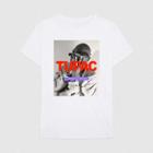 Bravado Men's Short Sleeve Rolling Stones Flag Graphic T-shirt - White