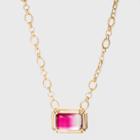 Ombre Effect Stone Collar Necklace - A New Day Pink