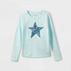 Girls' Long Sleeve 'star' Flip Sequin T-shirt - Cat & Jack