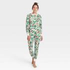 Women's Thermal Pajama Set - Stars Above Berry White