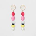 Sugarfix By Baublebar Colorful Mixed Media Drop Earrings, Girl's, Multicolor Rainbow