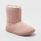 Girls' Eunice Suede Fashion Boots - Cat & Jack Pink