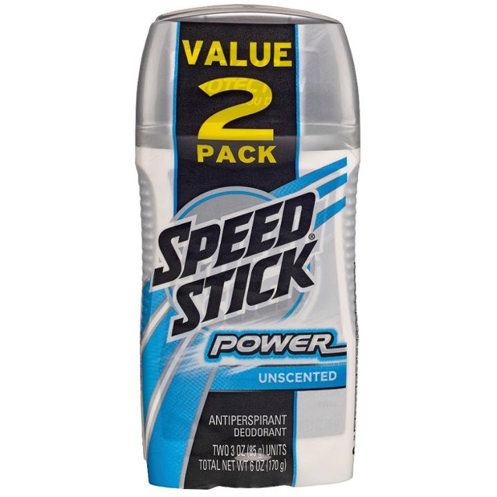 Speed Stick Unscented Power Antiperspirant Deodorant