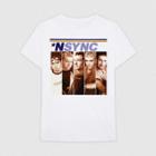 Bravado Men's Nsync Short Sleeve Graphic T-shirt White