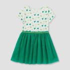 Girls' Mini Shamrock Dress - Cat & Jack White