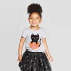 Toddler Girls' Short Sleeve T-shirt - Cat & Jack Heather Gray