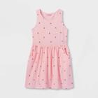 Girls' Printed Sleeveless Knit Dress - Cat & Jack Light Pink