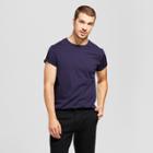 Men's Standard Fit Crew T-shirt - Goodfellow & Co Navy (blue)