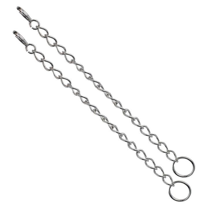 Target Sterling Silver Rhodium Plated Duo Chain Extender - Silver