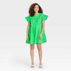 Women's Ruffle Short Sleeve Dress - Who What Wear Green