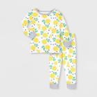 Lamaze Toddler Girls' 2pc Long Sleeve Organic Cotton Snug Fit Pajama Set - Yellow