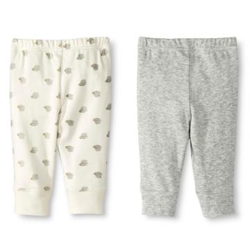 Newborn 2 Pack Pants Gray Newborn - Cherokee