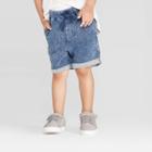 Toddler Boys' Knit Shorts - Art Class Washed Blue