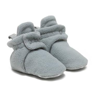Baby Solid Ro+me By Robeez Bootie Slippers - Gray