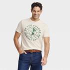 Men's Standard Fit Short Sleeve Crew Neck Graphics T-shirt - Goodfellow & Co Ivory/map